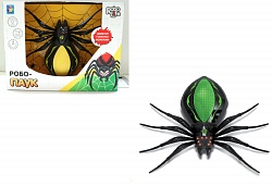 Робо-паук черно-зеленый, свет, звук, движение (1toy, Т16714) - миниатюра